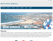 Tablet Screenshot of marinaportoatlantico.net